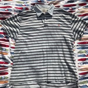 VINTAGE Polo Jeans Striped Polo XL